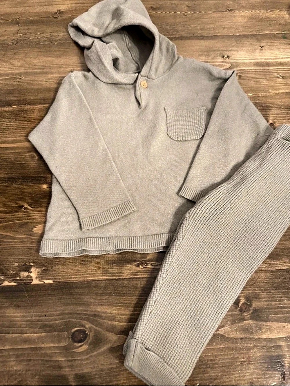 Modern Moments Boys Waffle Knit Top & Pant Set size 18 months